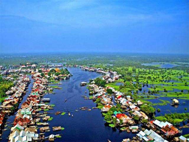 Mekong stromaufwärts